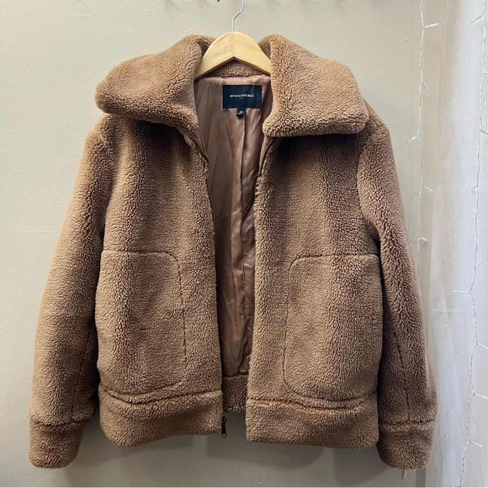 Banana Republic Teddy Bomber Jacket
